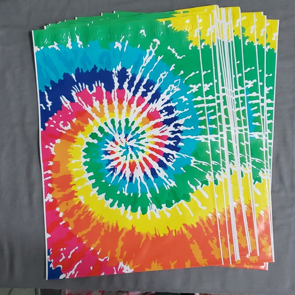 🌈20 POLY MAILERS tye-dye🌈 10x13